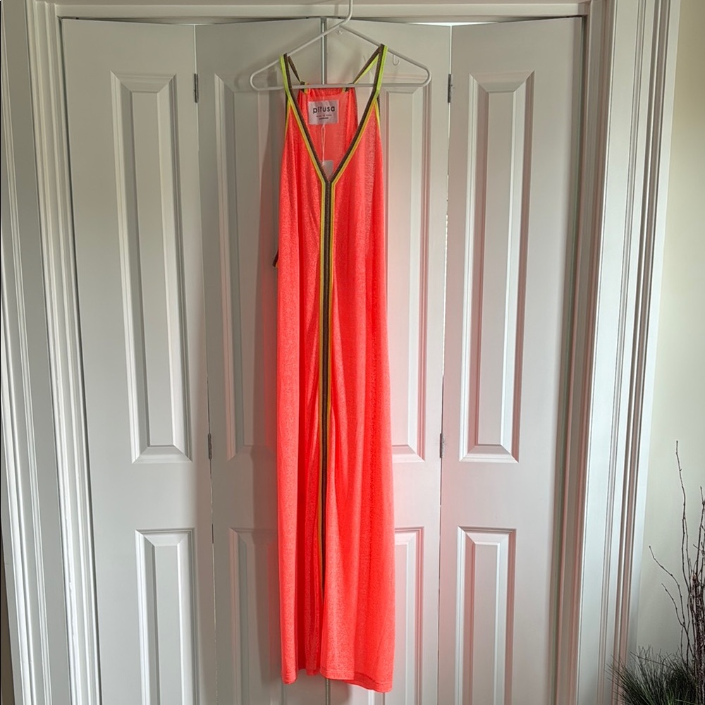 Pitusa Neon Pink Swim Coverup